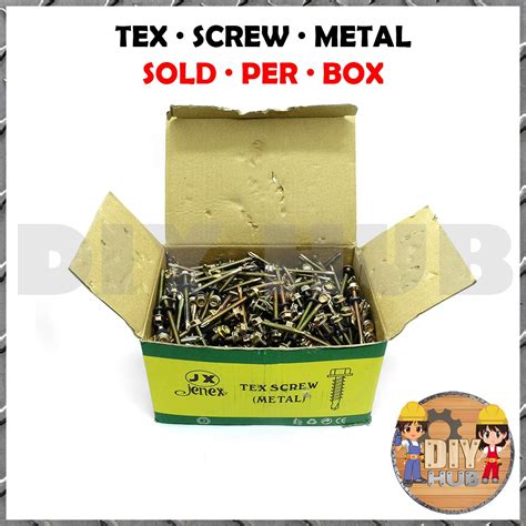 metal screw box|1 box tek screw.